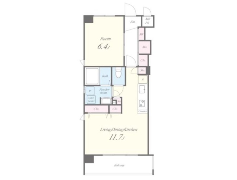 アンシャンテ総持寺の間取り