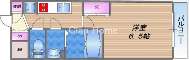 ララプレイス京橋シティオスの間取り