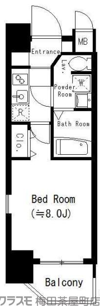 ルーエ天満橋の間取り