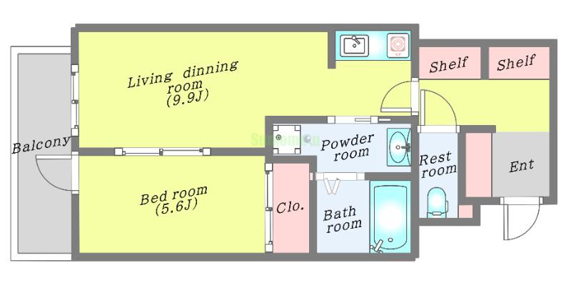 ラ・フォンテ立町の間取り