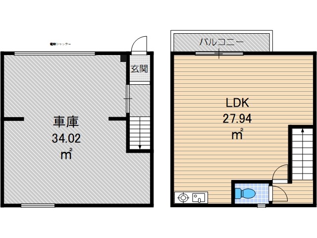 MONO Place摂津の間取り