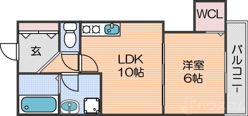 プロスパーコート住吉大社Ⅱの間取り