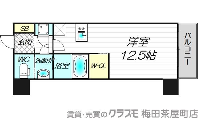 高津の完工年月(2008年12月)築の賃貸マンションの間取り