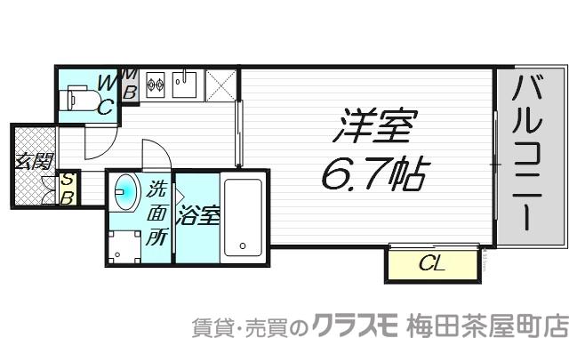 ファーストフィオーレ本町イーストの間取り