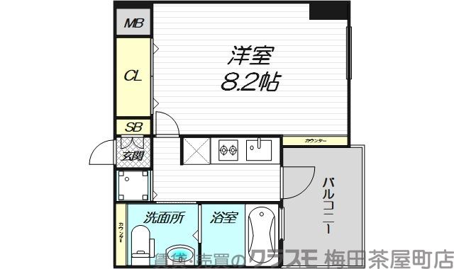 川口の完工年月(2019年3月)築の賃貸マンションの間取り