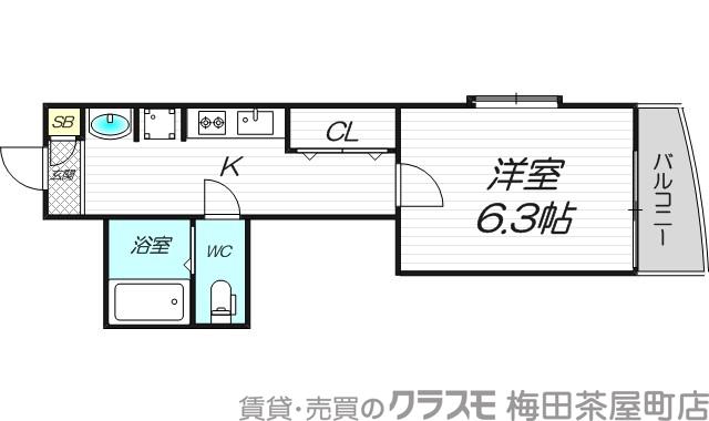 CASA MT東三国の間取り