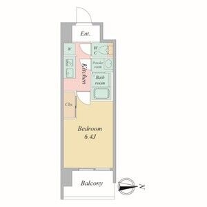 ブランシエスタ森ノ宮の間取り