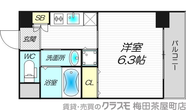 プロスパー十三の間取り