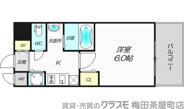ララプレイス新大阪シエスタの間取り