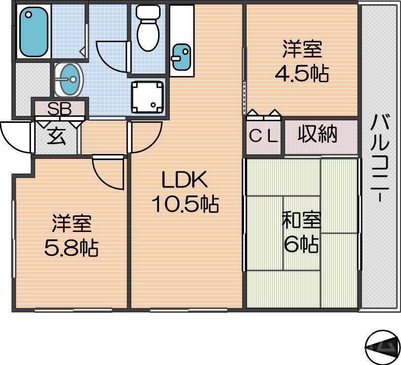 ヴィ・アンドエールの間取り