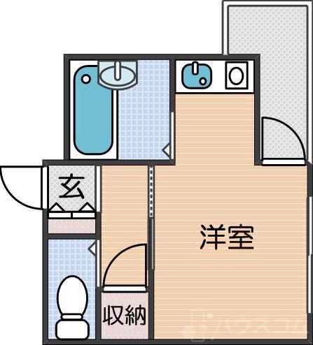 インペリアル5号館の間取り