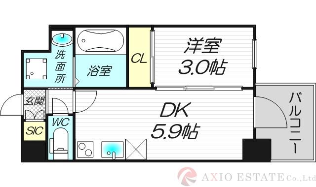セレニテ新大阪グランデ シュッドの間取り