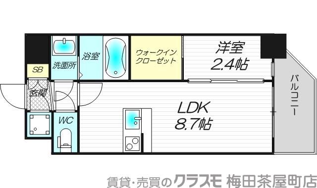 セレニテ新大阪グランデ ミリューの間取り
