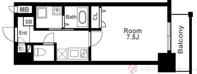 LaDouceur梅田Westの間取り