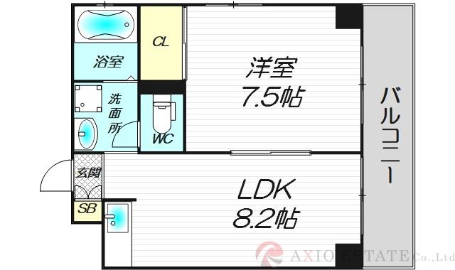 レクシア新大阪の間取り