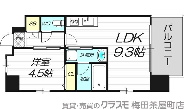 東中島の完工年月(2016年9月)築の賃貸マンションの間取り