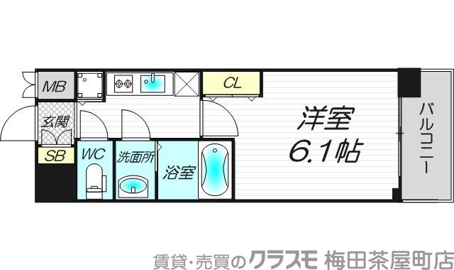 プレサンス新大阪ヴィガの間取り