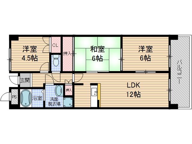 DIO花水木の間取り