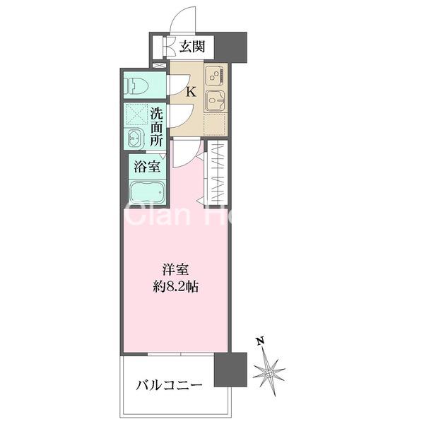 リヴェント玉造の間取り
