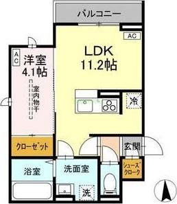D-ROOM荒井1丁目の間取り