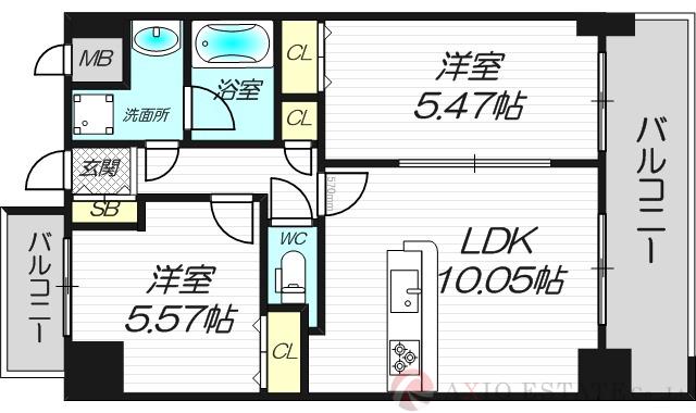 東明マンション壱番館の間取り