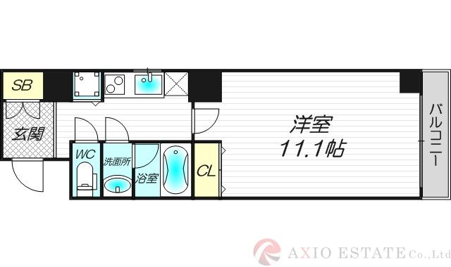 フィールドイン新大阪の間取り
