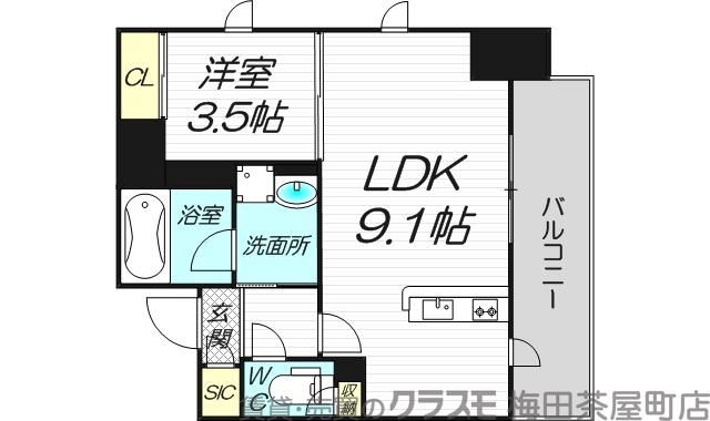宮原の完工年月(2024年11月)築の賃貸マンションの間取り