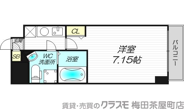 LaDouceur江坂の間取り