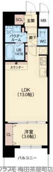 海老江の完工年月(2024年5月)築の賃貸マンションの間取り