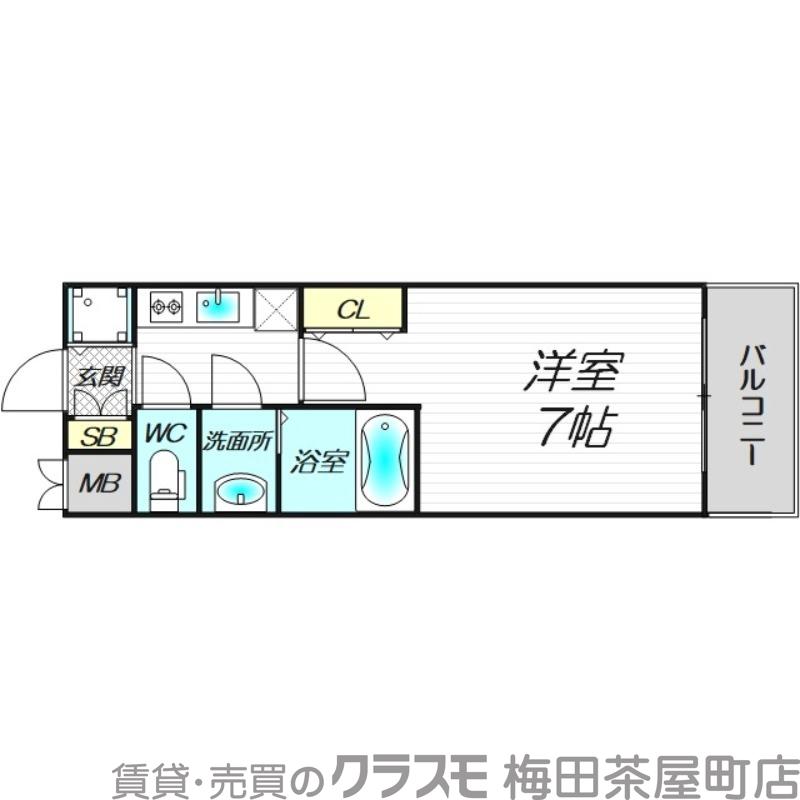 LaDouceur新大阪の間取り