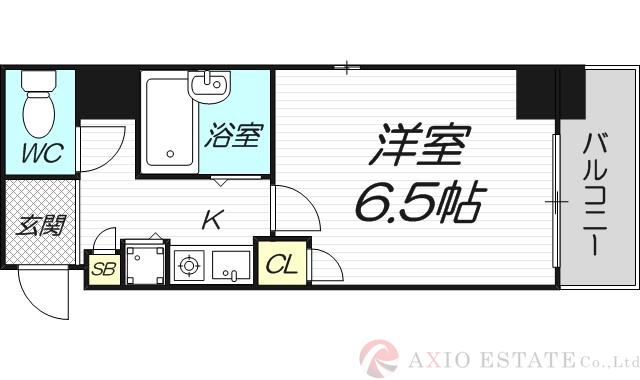 リーガル新大阪Ⅴの間取り