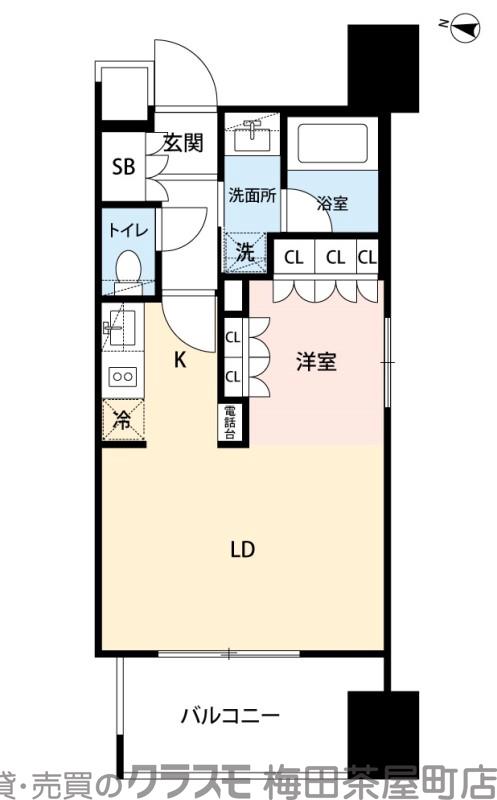 広芝町の完工年月(2009年9月)築の賃貸マンションの間取り