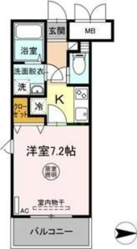 アスコット鉄砲町の間取り