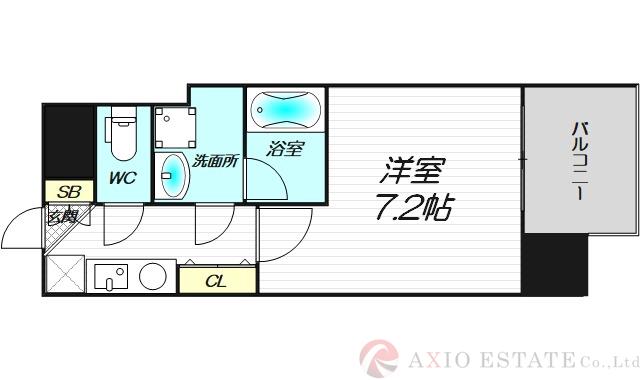 BROAD新うめきたRESIDENCEの間取り