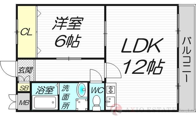 第1星栄ハイツの間取り