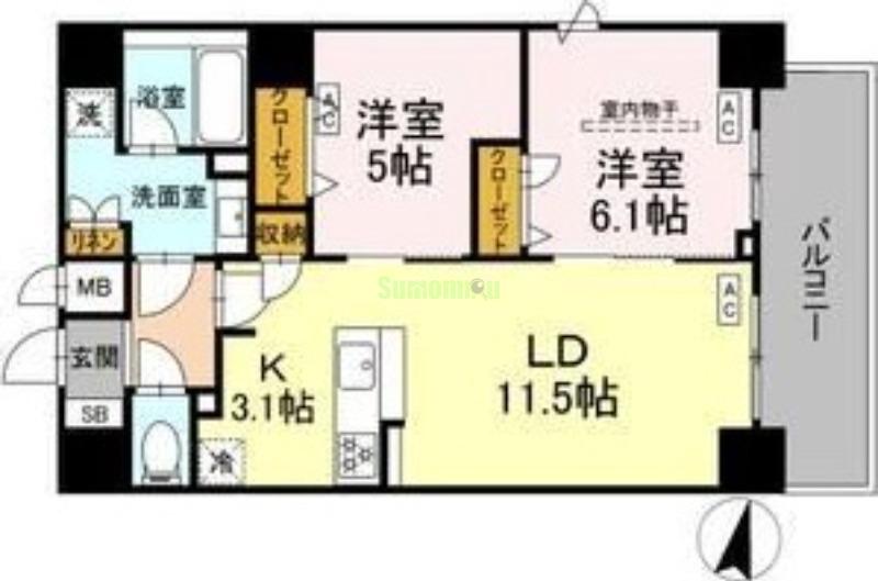 BULL houseの間取り