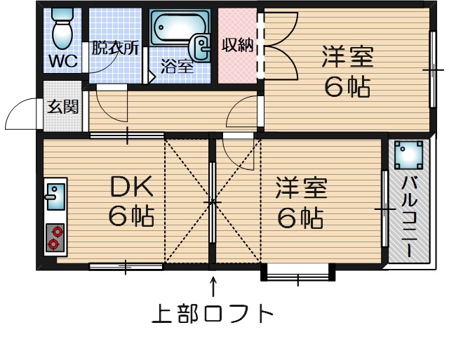 プレンディ真砂の間取り