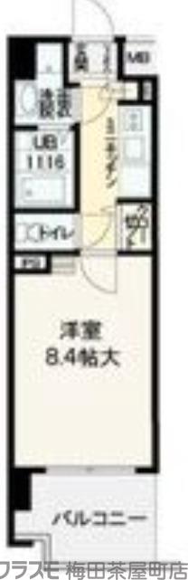 鷺洲の完工年月(2006年1月)築の賃貸マンションの間取り