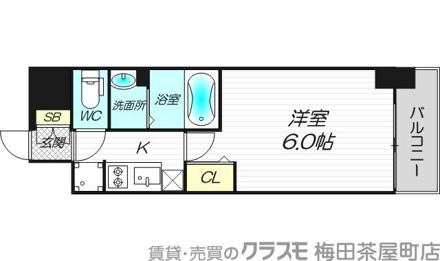 グランカリテ北大阪リヴィエの間取り