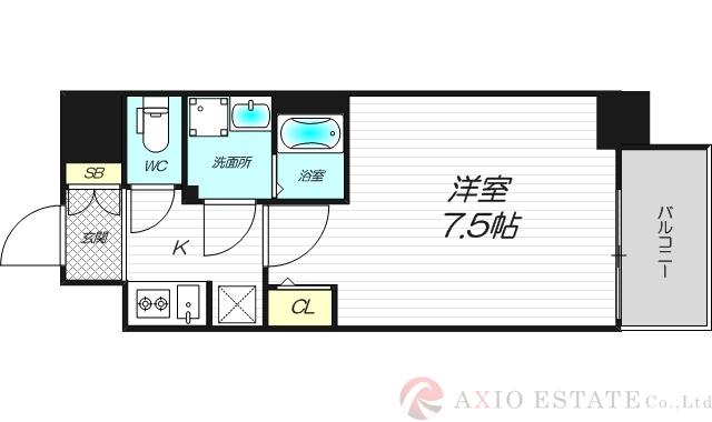 コンフォリア・リヴ新大阪WESTの間取り