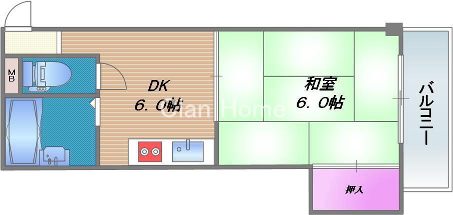 ロイヤル神路Ⅰの間取り