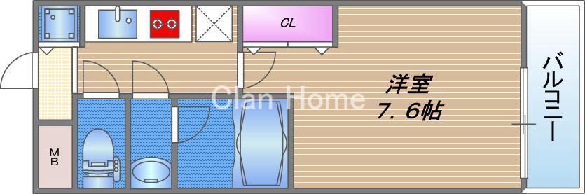 フジパレス中道の間取り