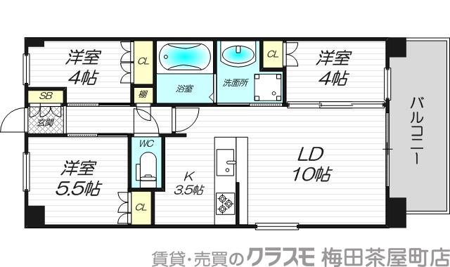 アーバンパーク淡路の間取り