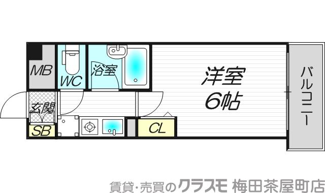エスリード同心第2の間取り