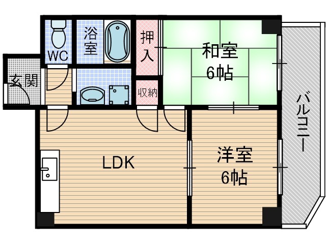 オーソライズ茨木の間取り