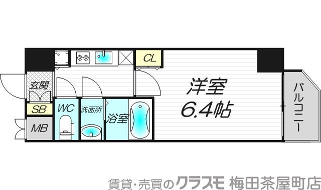 西宮原の完工年月(2017年2月)築の賃貸マンションの間取り