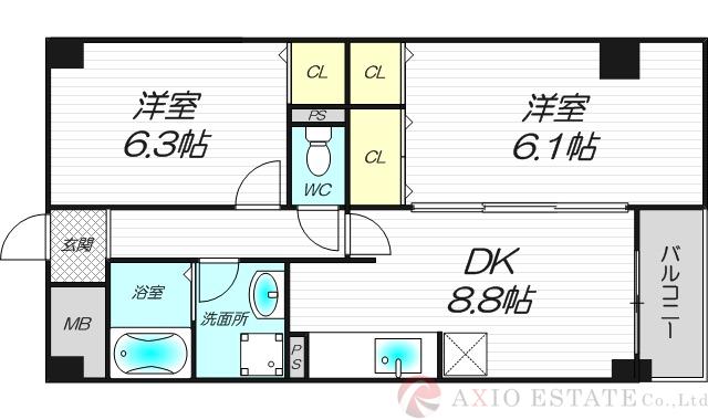 ミレニアムの間取り