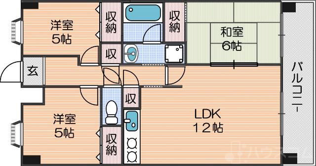 パークハイム南加賀屋の間取り