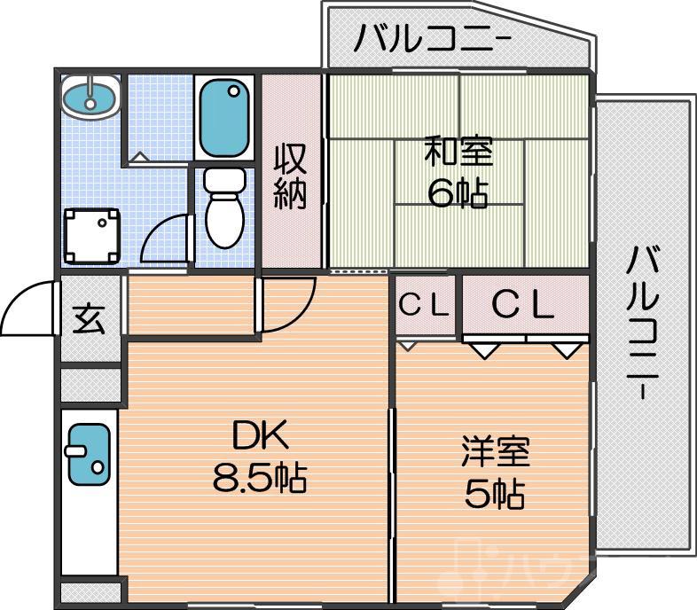 ロイヤル住吉公園の間取り