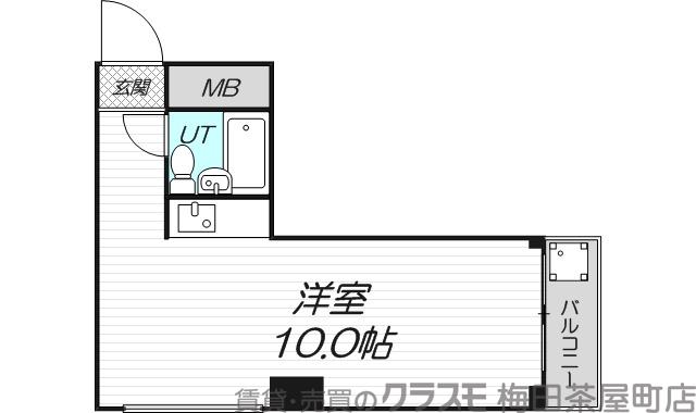 東中島の完工年月(1985年4月)築の賃貸マンションの間取り